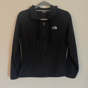 The North Face Women’s Black Hooded Zip-Up Jacket Cotton Size M